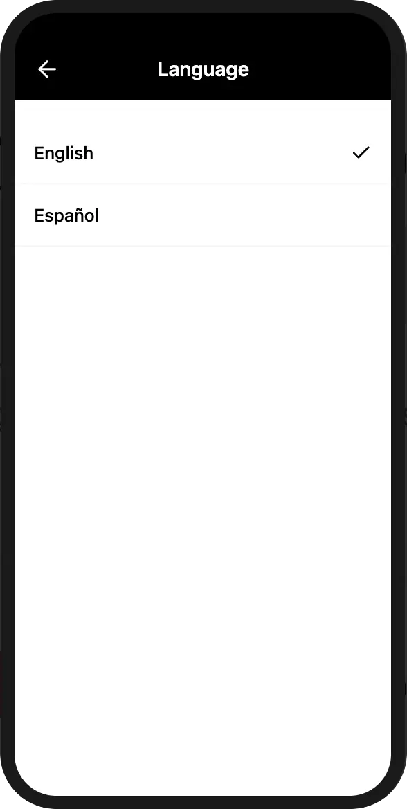25+ language options for restaurant QR menu